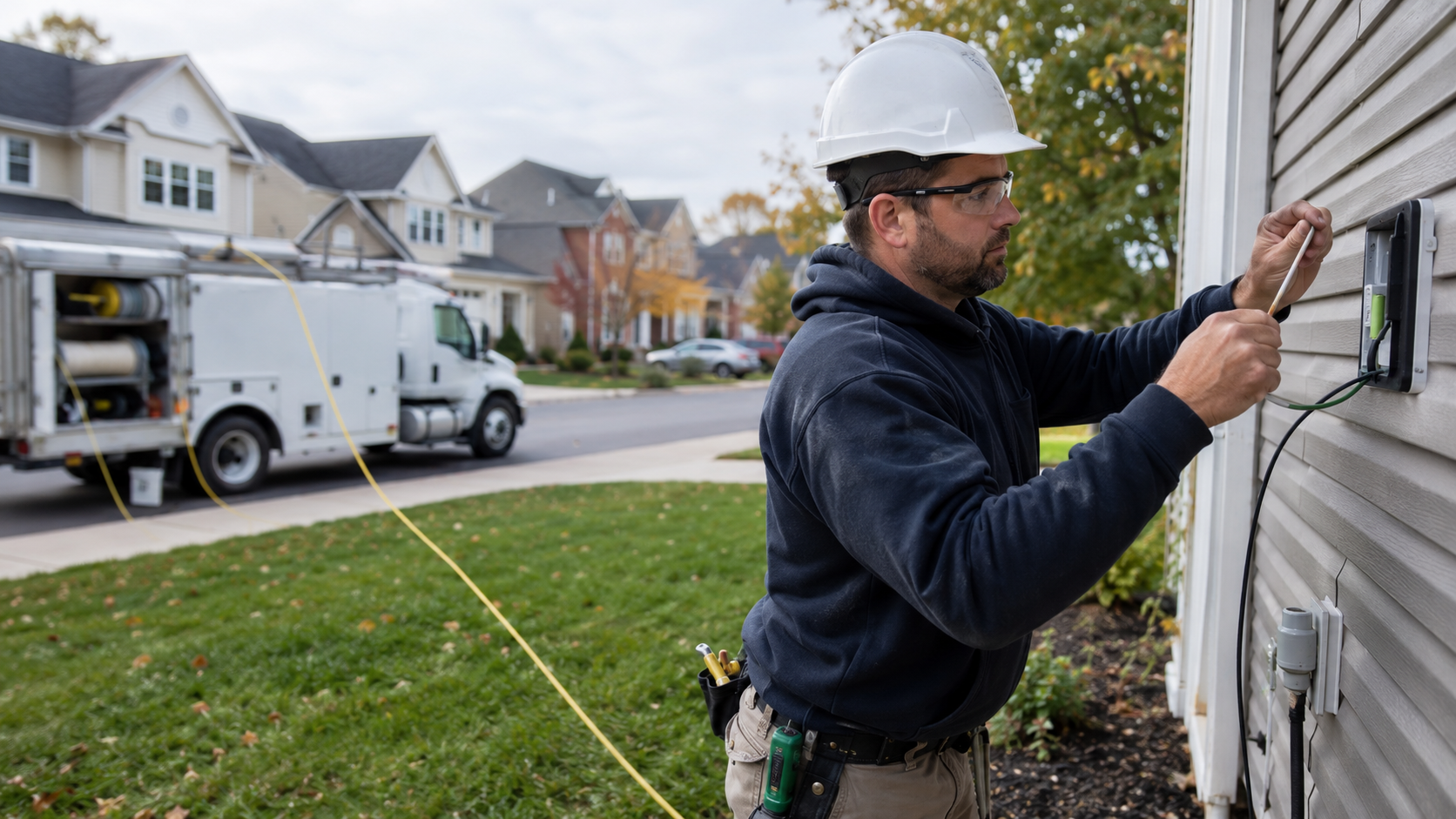 Fiber to the home installation